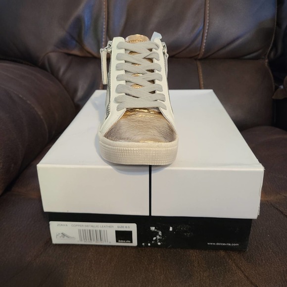 Dolce Vita Zonya Women's Slip On 6.5 B(M) US Copper-White - Picture 2 of 5